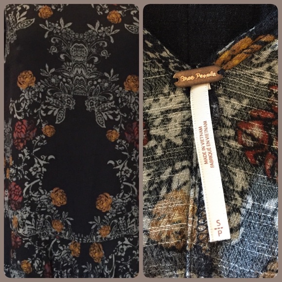 Free People Smooth Talker Tunic in Raven Combo - Picture 3 of 3